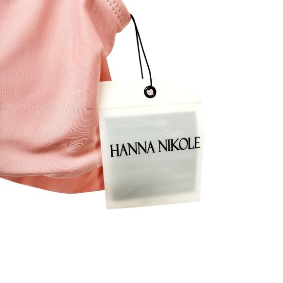 Plus Size 22W Pink V-Neck Crop Top Flutter Sleeves Front Knot Hanna Nikole - Picture 5 of 10